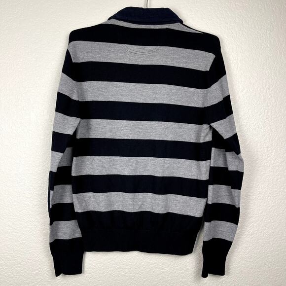 Paul & Shark Yachting Royal Harbor Yacht Club Striped Rugby Wool Sweater Large - Picture 2 of 13